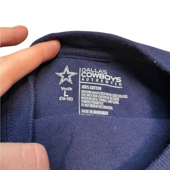 ⭐ Dallas Cowboys Jason Witten #82 Navy Tee Youth L ⭐ - Picture 2 of 4